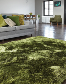 Високоворсний килим  Plush Shaggy Green - высокое качество по лучшей цене в Украине.